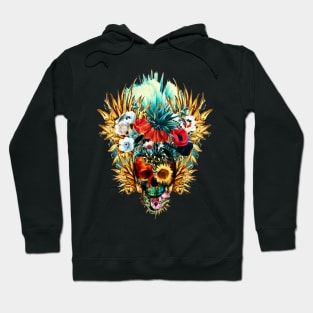 Floral Skull Vivid Hoodie